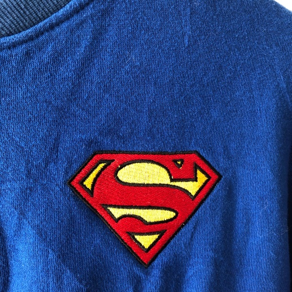 Blue Super Man Varsity Jacket - Picture 3 of 5